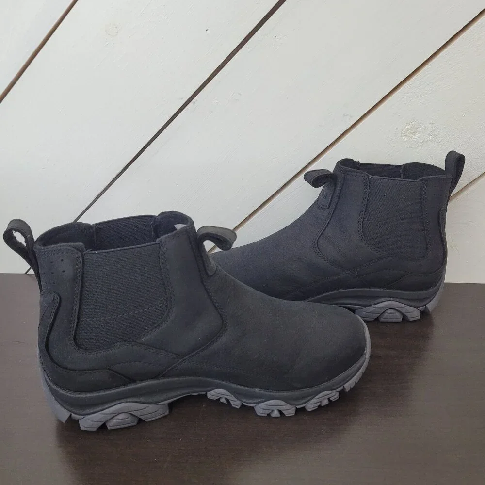 NEW Merrell Men's 8.5 Wide Moab Adventure 3 Leather Chelsea Boots